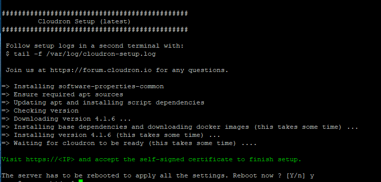 Tutorial: Cara Install Cloudron di Ubuntu dengan Mudah 2 Cloudron Setup