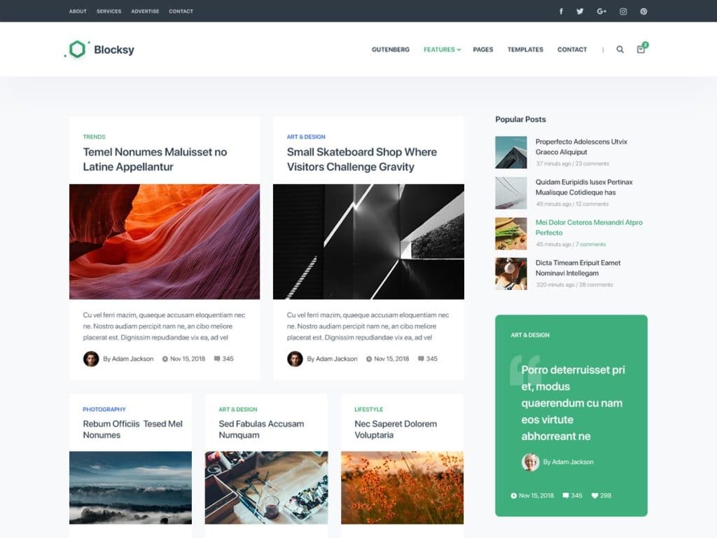 Blocksy - Free Premium Wordpress Gutenberg Theme 1 Blocksy Free Premium WordPress Theme