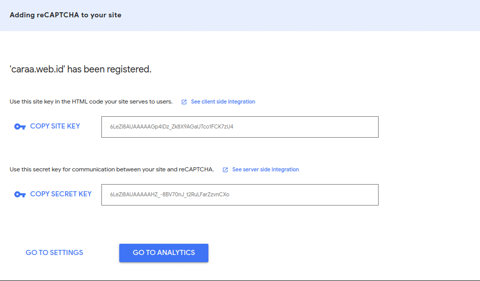 Mengaktifkan reCAPTCHA pada Contact Form Tanpa Plugin 1 Adding reCaptcha to Your site